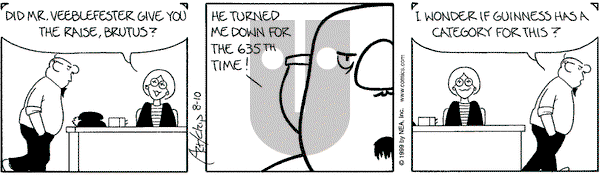 The Born Loser on Sunday March 5, 2000 Comic Strip