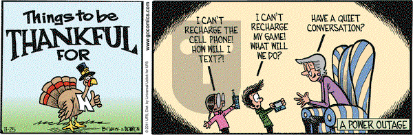 Grand Avenue on Friday November 25, 2011 Comic Strip
