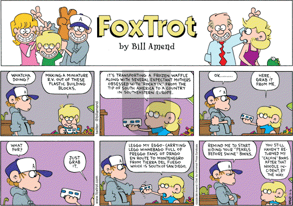 FoxTrot on Sunday December 6, 2009 Comic Strip