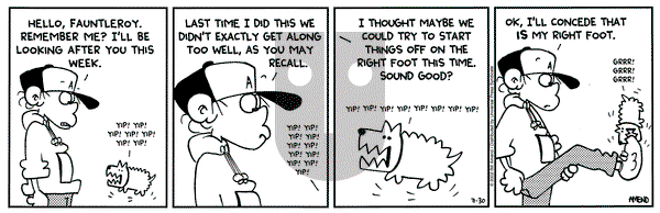 FoxTrot on Tuesday July 30, 2002 Comic Strip