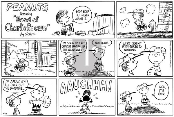Peanuts on Sunday March 16, 1980 Comic Strip