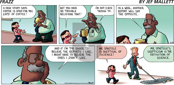 Frazz on Sunday April 19, 2015 Comic Strip