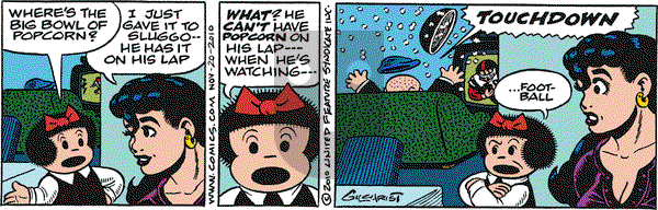 Nancy on Saturday November 20, 2010 Comic Strip