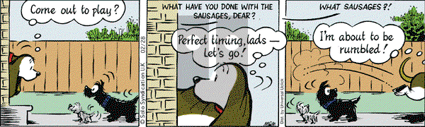 Fred Basset on Saturday February 28, 2015 Comic Strip