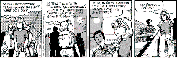 For Better or For Worse on Thursday July 25, 1996 Comic Strip
