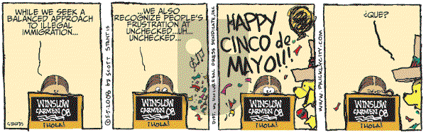 Prickly City on Monday May 5, 2008 Comic Strip