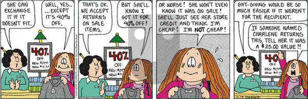 Cathy Classics on Tuesday December 20, 2011 Comic Strip