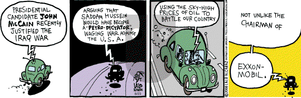 La Cucaracha on Saturday August 23, 2008 Comic Strip