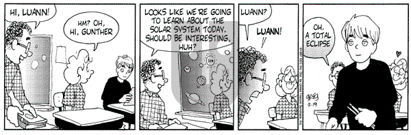 Luann on Wednesday February 19, 1997 Comic Strip