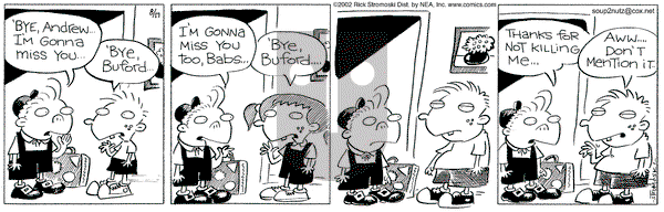 Soup to Nutz - Old on Saturday August 17, 2002 Comic Strip