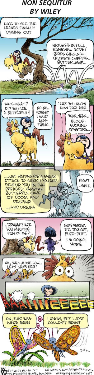 Non Sequitur on Sunday May 7, 2017 Comic Strip