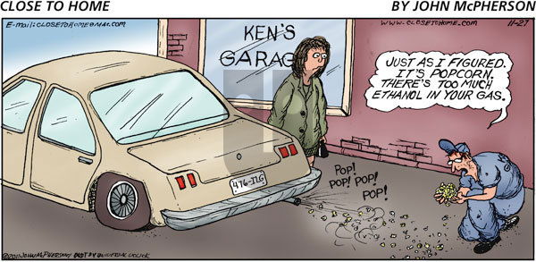 Close to Home on Sunday November 27, 2011 Comic Strip
