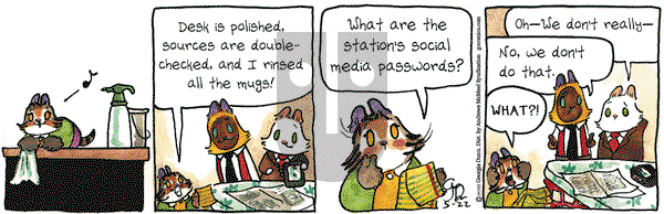 Breaking Cat News on Wednesday May 22, 2019 Comic Strip
