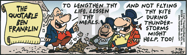 Frank and Ernest on Saturday July 26, 2008 Comic Strip