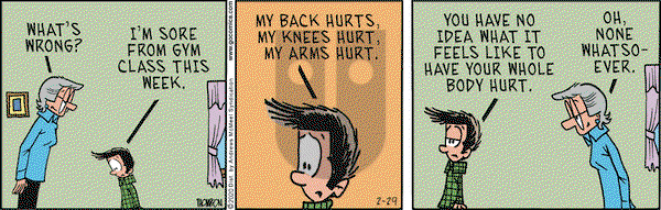 Grand Avenue on Saturday February 29, 2020 Comic Strip