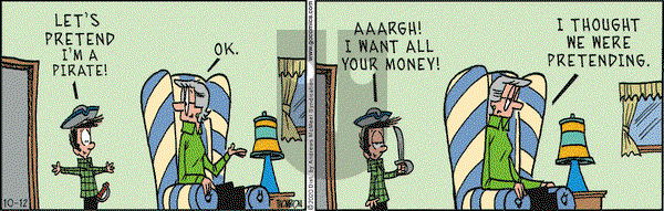 Grand Avenue on Monday October 12, 2020 Comic Strip