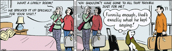 Fred Basset on Wednesday December 25, 2013 Comic Strip