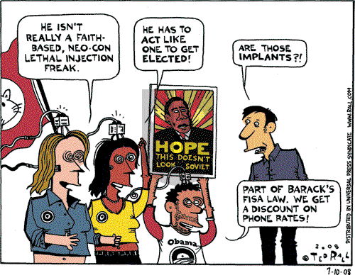 Ted Rall on Thursday July 10, 2008 Comic Strip