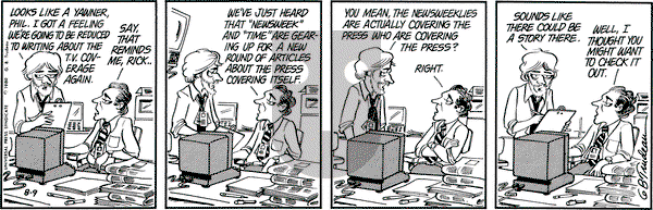 Doonesbury on Saturday August 9, 1980 Comic Strip