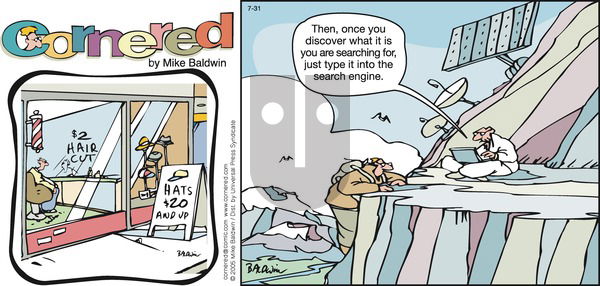 Cornered on Sunday July 31, 2005 Comic Strip