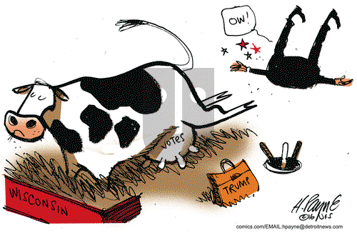 Henry Payne on Friday April 8, 2016 Comic Strip