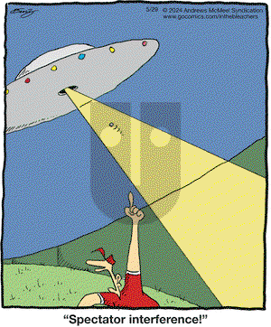 In the Bleachers - Wednesday May 29, 2024 Comic Strip