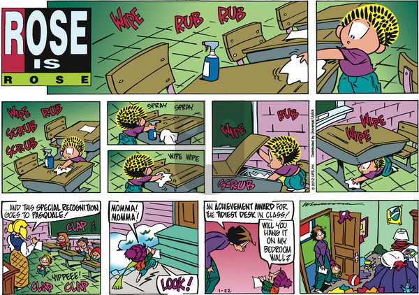 Rose is Rose on Sunday January 22, 2012 Comic Strip