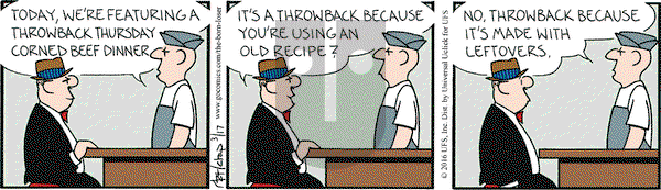 The Born Loser on Thursday March 17, 2016 Comic Strip