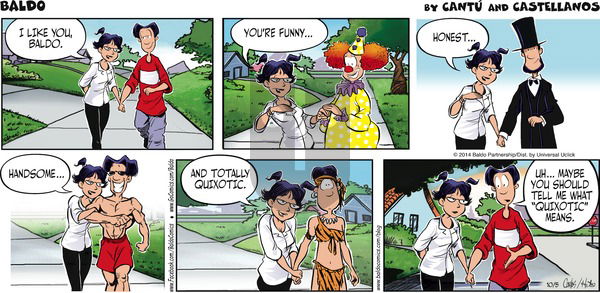 Baldo on Sunday October 5, 2014 Comic Strip