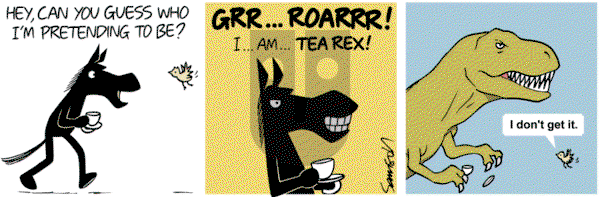 Dark Side of the Horse on Monday April 7, 2014 Comic Strip