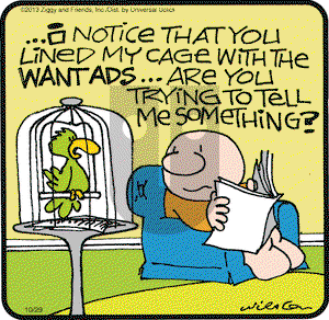 Ziggy on Tuesday October 29, 2013 Comic Strip