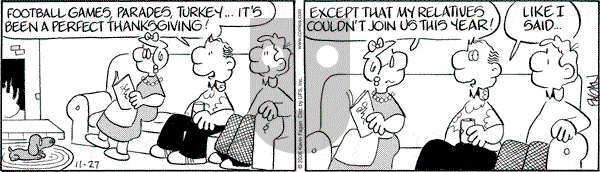 Drabble on Thursday November 27, 2008 Comic Strip