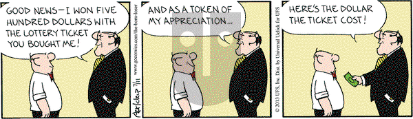 The Born Loser on Thursday July 11, 2013 Comic Strip