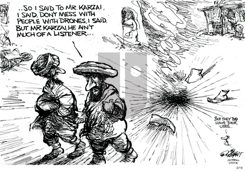Pat Oliphant on Tuesday March 19, 2013 Comic Strip