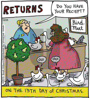 The Argyle Sweater on Friday December 25, 2015 Comic Strip