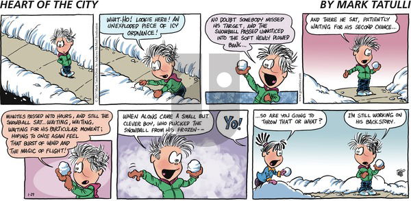 Heart of the City on Sunday January 29, 2017 Comic Strip