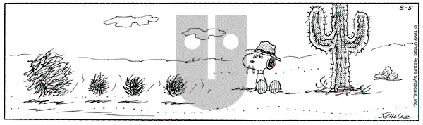 Peanuts - Thursday August 5, 1999 Comic Strip