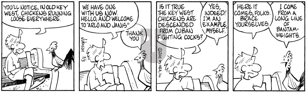 Arlo and Janis - Saturday March 3, 2001 Comic Strip