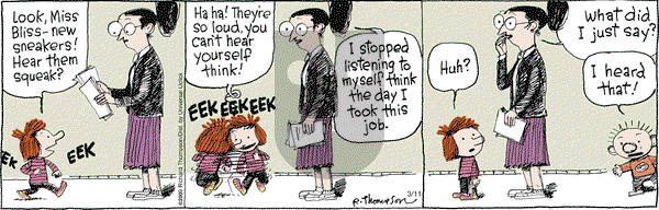 Cul de Sac on Tuesday March 11, 2014 Comic Strip