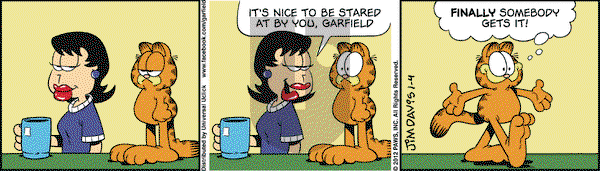 Garfield on Wednesday January 4, 2012 Comic Strip