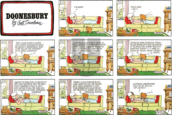 Doonesbury on Sunday August 12, 1979 Comic Strip