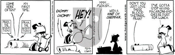 Over the Hedge on Friday August 21, 1998 Comic Strip