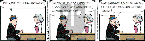 The Born Loser on Thursday January 24, 2019 Comic Strip