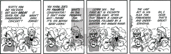 Doonesbury on Tuesday September 25, 1973 Comic Strip