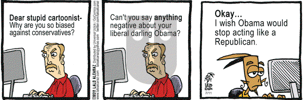La Cucaracha on Monday July 11, 2011 Comic Strip