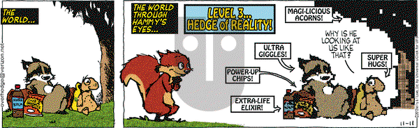 Over the Hedge on Monday November 11, 2013 Comic Strip