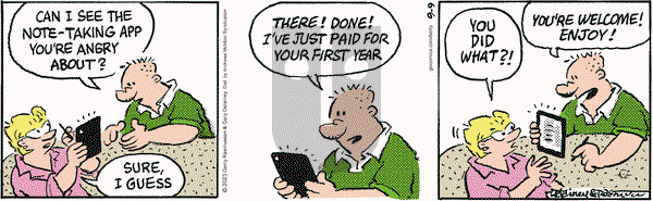 Betty - Saturday September 9, 2023 Comic Strip