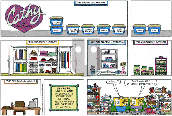 Cathy Classics - Sunday January 25, 2004 Comic Strip