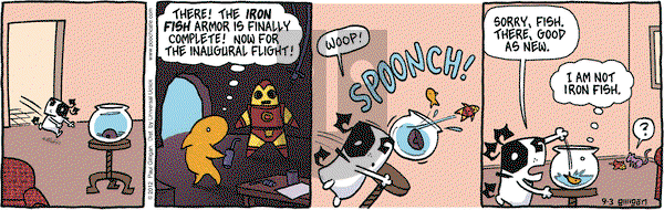 Pooch Cafe on Monday September 3, 2012 Comic Strip