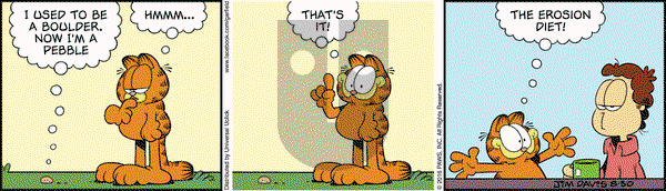 Garfield on Tuesday August 30, 2016 Comic Strip